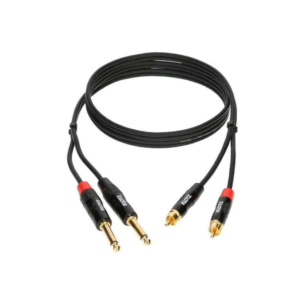 KLOTZ KT-CJ300 MINILINK PRO TWIN CABLE BLACK 3 M ������ ������������. �������: 3 �