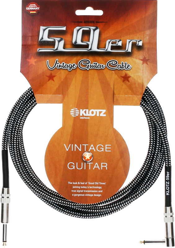 KLOTZ 59 VINTAGE PRO GUITAR CABLE ANGLED 6 M ������ ����������������. �������: 6 �