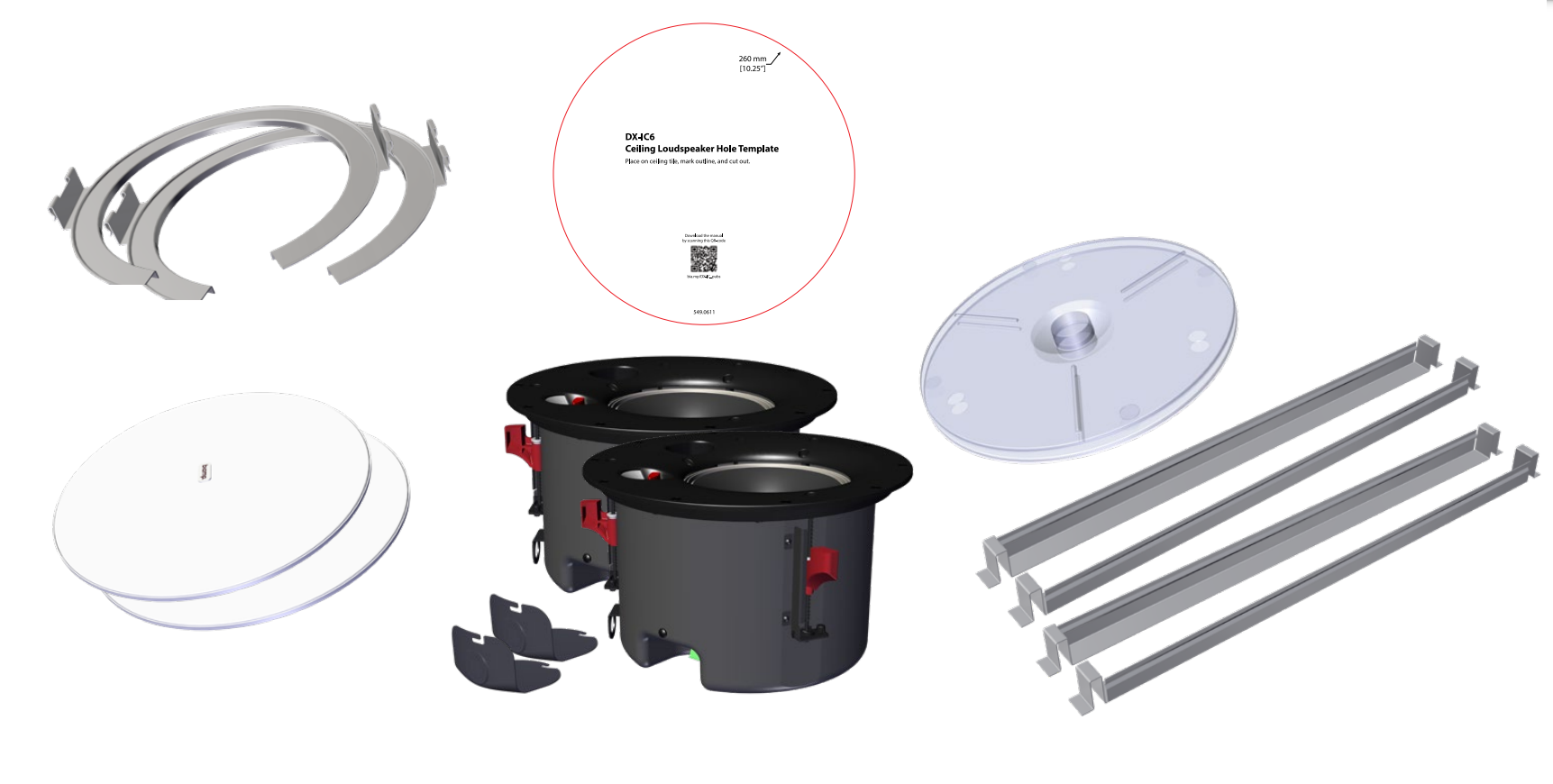 Biamp DX-IC4LP-W �������� ��������� �������. ���������� 60 ��