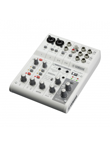 YAMAHA AG06MK2 (WHITE) ������������. USB ���������, 1 TRRS ����