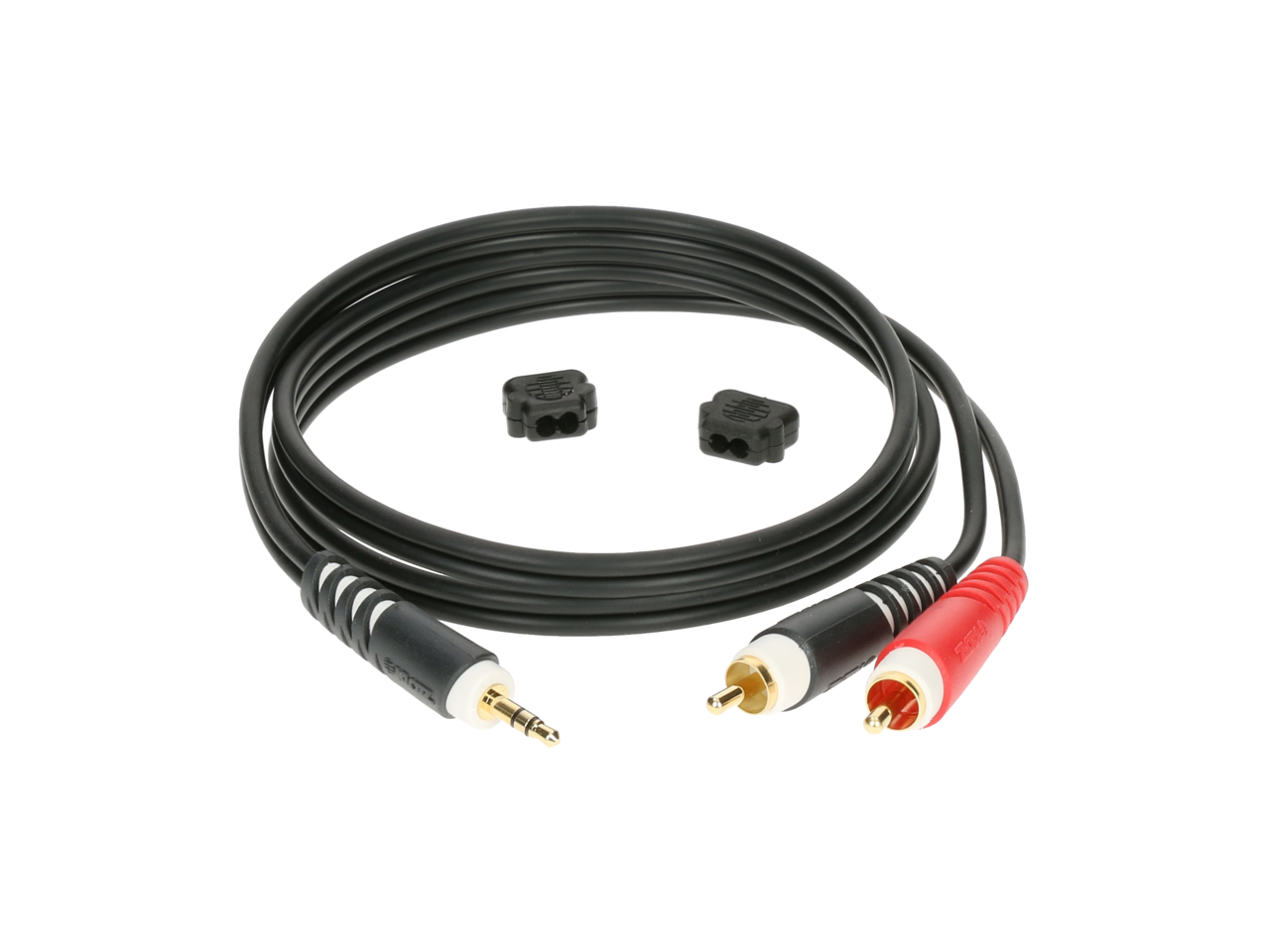 KLOTZ AY7 Y-CABLE STEREO MINI JACK - RCA BLACK 1 M  ������ ������������. �������: 1 �