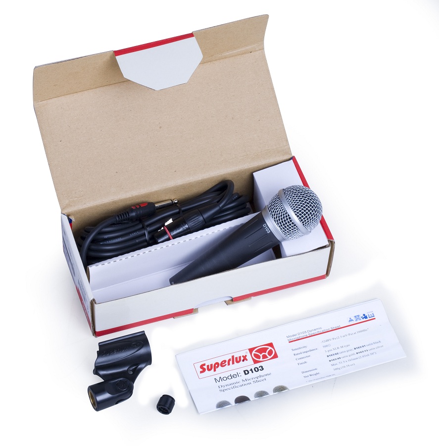 SUPERLUX D103/02P ��������� �������. ��������� �������: 50 - 15000 ��