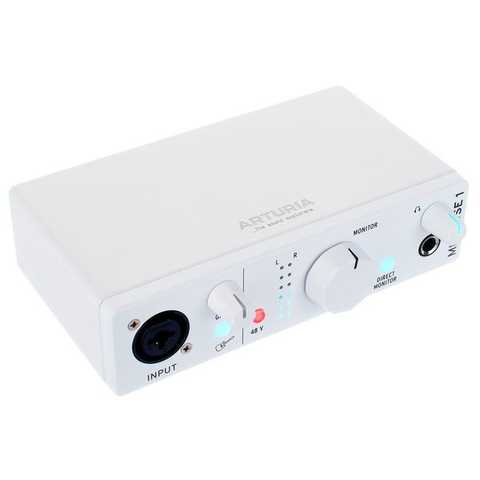 ������������ Arturia MiniFuse 4 (White) 4 ����� XLR, USB ���������