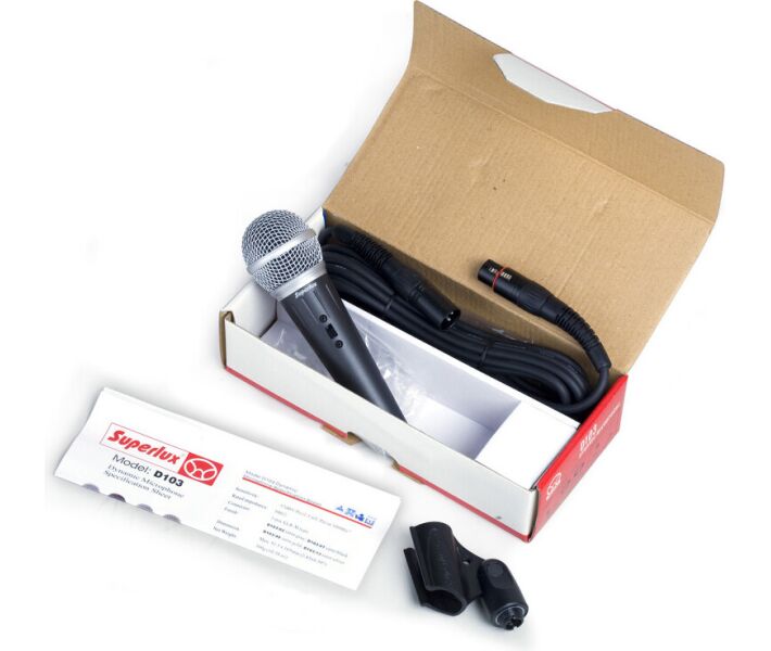 SUPERLUX D103/01P ��������� �������. ��������� �������: 50 - 15000 ��