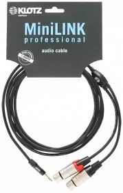 KLOTZ KY8-180 MINILINK PRO Y-CABLE 1.8 M BLACK ������������ ������. ������� 1,8 �