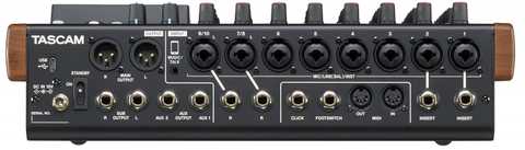 Tascam Model 16 �������� �����. USB ���������, 12 ���� � 4 ������ ������